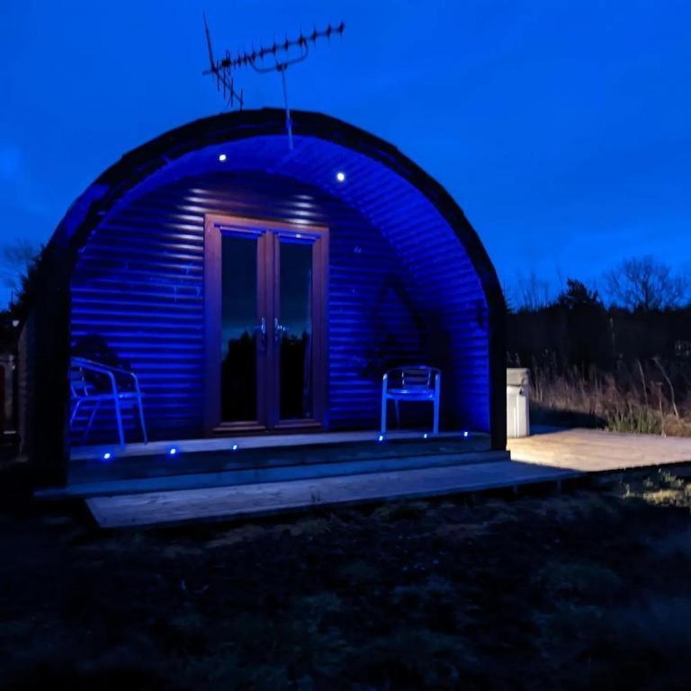 Pond View Pod 1 With Outdoor Hot Tub - Fife - Loch Leven - Lomond Hills Villa Kelty Exterior photo